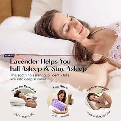 Lavender Zen Memory Foam Aromatherapy Cooling Pillow